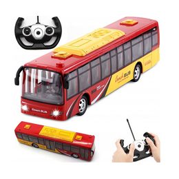 Školní autobus na dálkové ovládání červený