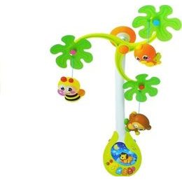 Hrací kolotoč nad postýlku - zelený