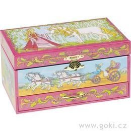 Hrací skříňka - Princezna a jednorožec, melodie Labutí jezero