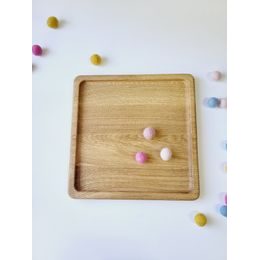 Dřevěný tác - čtvercový (20x20 cm)