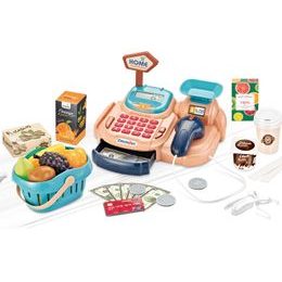 Dětská pokladna se skenerem a doplňky béžová