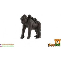 Gorila horská s mládětem zooted