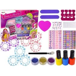 Velká dětská sada na lakování nehtů