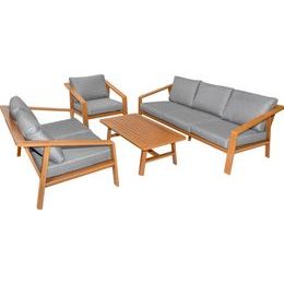 Hliníkový zahradní nábytek dvě pohovky + křeslo + stůl