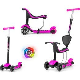 Dětská koloběžka Milly Mally Little Star pink