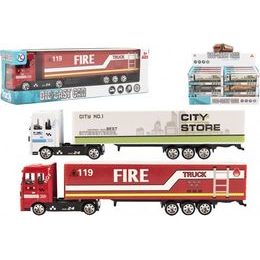 Kamion s návěsem - mix 4 barvy