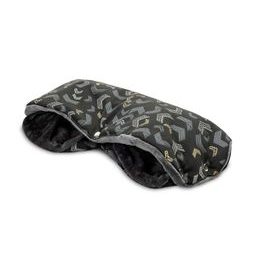 Rukávník na kočárek vzory černý