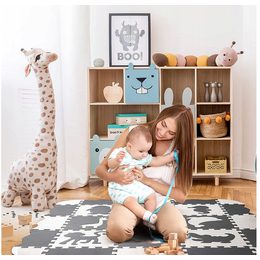 Výuková pěnová podložka Motivy 36ks hnědá