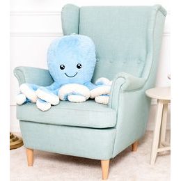 Plyšová chobotnice Monty 80 cm - modrá