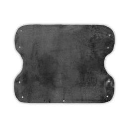 Rukávník na kočárek s kožešinou černý