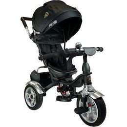 Majlo Toys multifunkční tříkolka s nafukovacími koly PRO500 černá