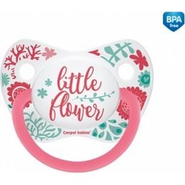 CANPOL 23/288 Dudlík silikonový symetrický 0-6m Divoký korál