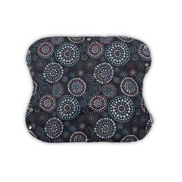 Rukávník na kočárek s kožešinou černý