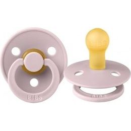 BIBS Dudlík z přírodního kaučuku 6m+ 1ks, pink plum