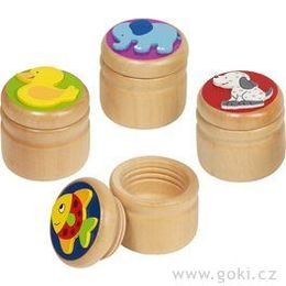 Dřevěná krabička na první zoubky - slůně, kačenka …