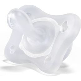 Dr Brown's Ortodontický dudlík Prevent svítící, 2ks, 0-6m, růžový