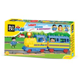Blocki Mubi stavebnice Veselý vláček se světlem a zvukem 36 dílů