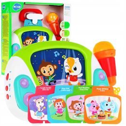 Huile Toys multifunkční karaoke pro nejmenší se světly a zvuky Jukebox