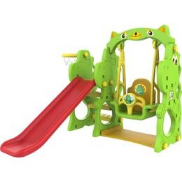 Zahradní skluzavka 3v1 s houpačkou dinosaurus