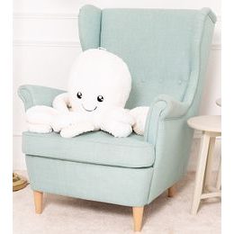 Plyšová chobotnice Monty 80 cm - bílá