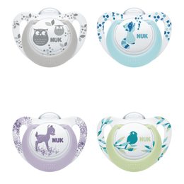 NUK Silikonový dudlík GENIUS COLOR 2ks