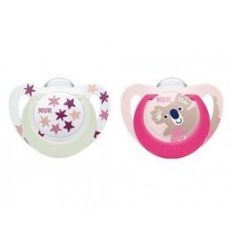 Dr Brown's Ortodontický dudlík Prevent svítící, 2ks, 0-6m, modrý