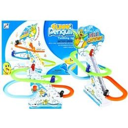 Dětská hra na baterie tučnáci na tobogánu Funny Penquin