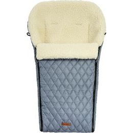 Zimní fusak do kočárku vlna/ grafitová