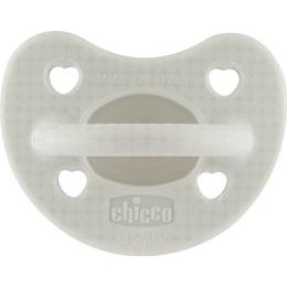 Dětský silikonový dudlík physio luxe 2-6m šedý