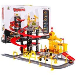 Majlo Toys parkovací garáž se zvuky + 8 autíček Building Parking