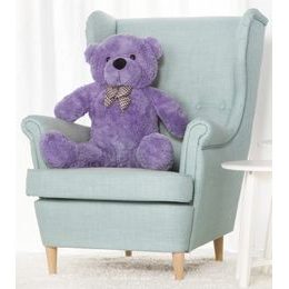 Plyšový medvěd Kvído 90 cm fialový