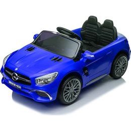 Elektrické auto Mercedes XMX622B modré LCD - návěs