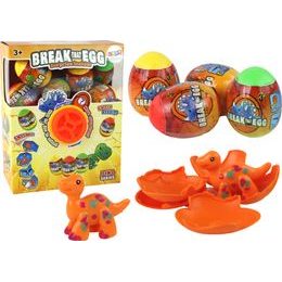 Barevné vajíčka s dinosaurem 12ks