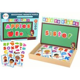 Sada výukových magnetických hlavolamů s multifunkční deskou