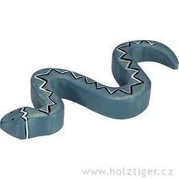 Zmije - vyřezávané dřevěné zvířátko