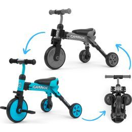 Dětská tříkolka 2v1 Milly Mally Grande blue