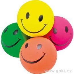 Míček smajlík, 6,3 cm