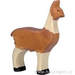 Lama - dřevěné zvíře
