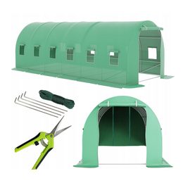 Zahradní fóliovník 6x3x2m zelený