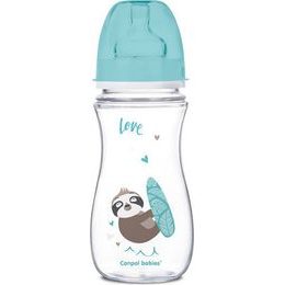 CANPOL 35/222 EasyStart Exotic široká antikoliková láhev 300ml modrá