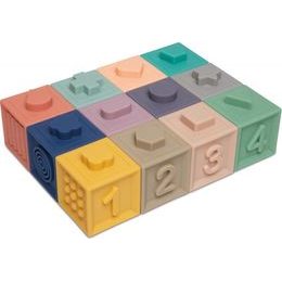 Canpol Babies Měkké senzorické hrací kostky Canpol babies - 12 ks