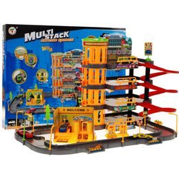 Majlo Toys parkovací garáž Skyline s výtahem+ 4 autíčka