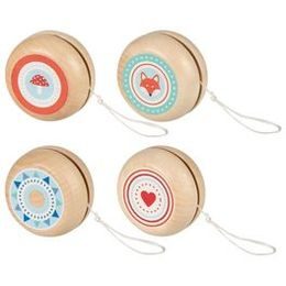 Dřevěné jojo s obrázky, 4,8 cm