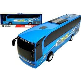 Výletní autobus, modrý 54cm