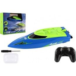 Motorový člun do vody RC - modrý na baterie