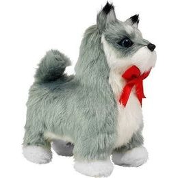 Interaktivní pejsek Husky šedý