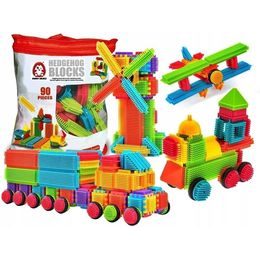 Doris barevná konstrukční stavebnice Hedgehog Blocks 90 ks