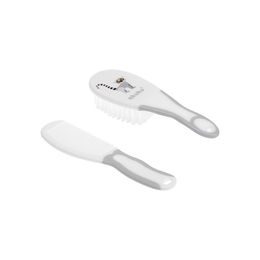 Baby Ono hřebínek a kartáč na vlásky přírodní super měkký vlas modrá