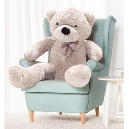 Plyšový medvěd Kvído 130 cm šedý