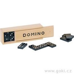 Domino v dřevěné krabičce, 28 dílů